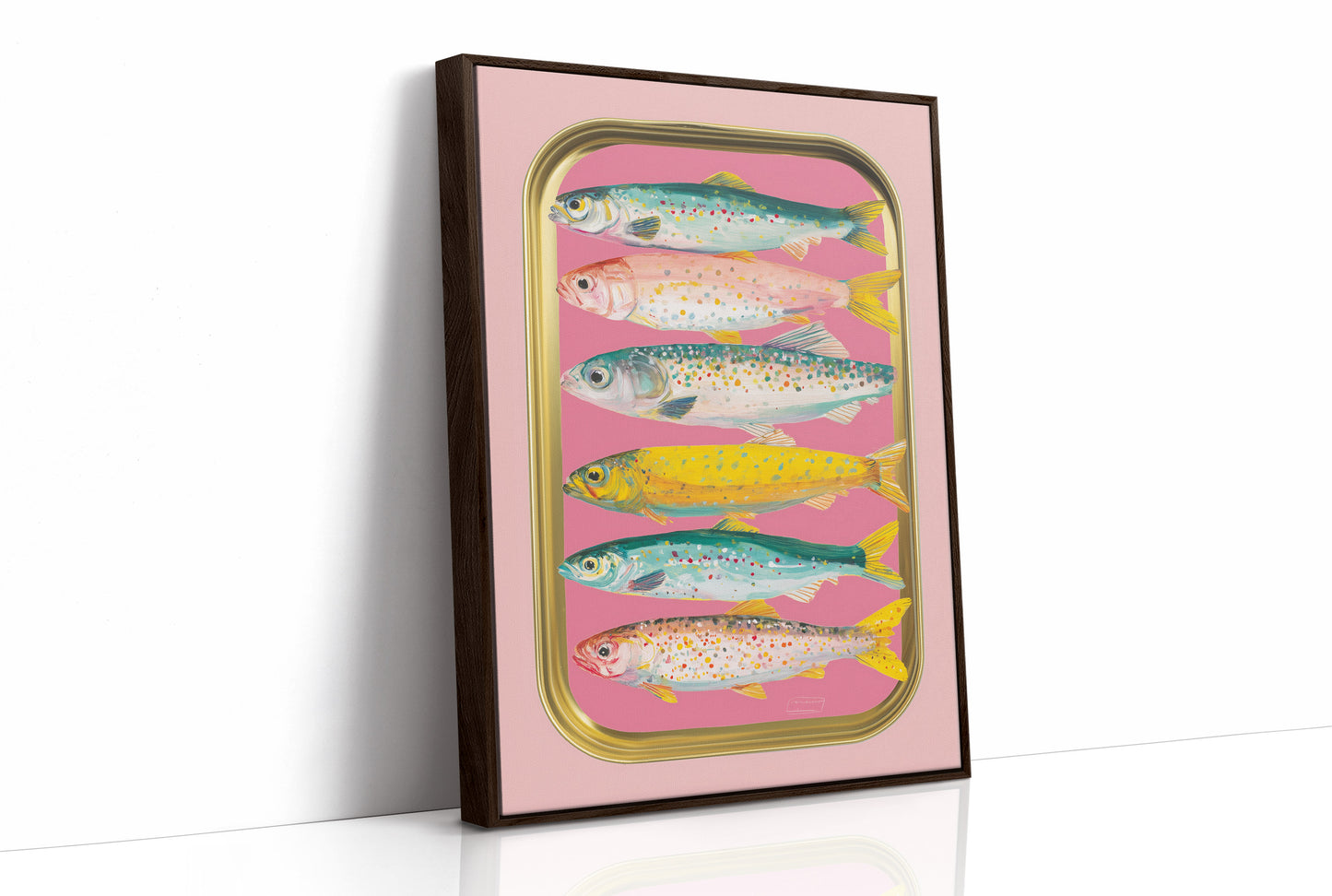 Sardines On A Pink Tin