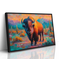 Sunset Bison Claims Desert Thunder
