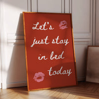 Lazy Sunday Wears Pink Kisses