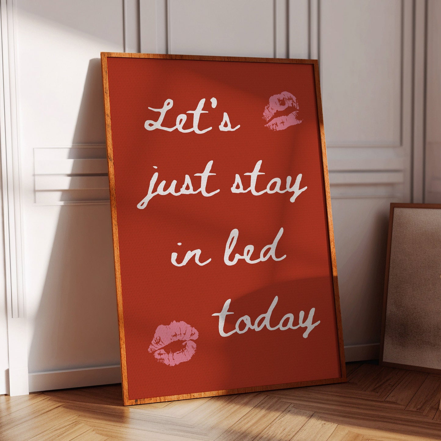 Lazy Sunday Wears Pink Kisses