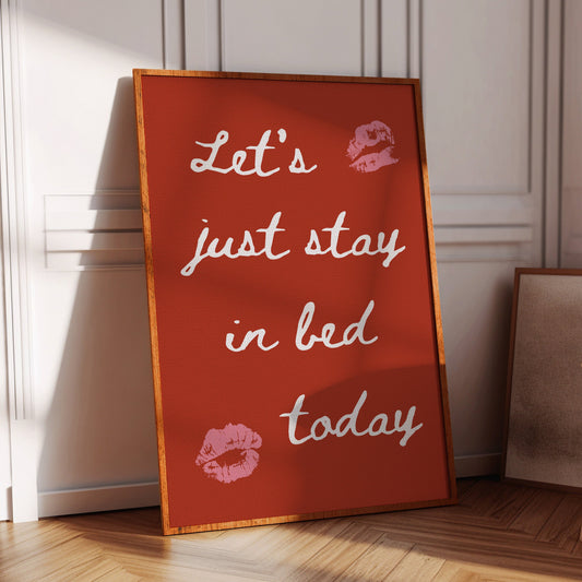 Lazy Sunday Wears Pink Kisses