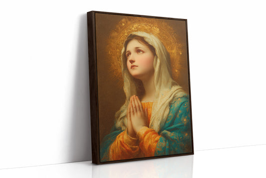 Radiant Prayer In Sunlit Sanctuary