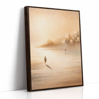 Ethereal Journey Through Amber Waters