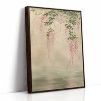 Cherry Blossoms Kiss The Water