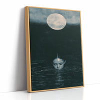 Surfacing Beneath a Pale Moon