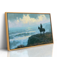 Cowboy's Watch Over the Waves