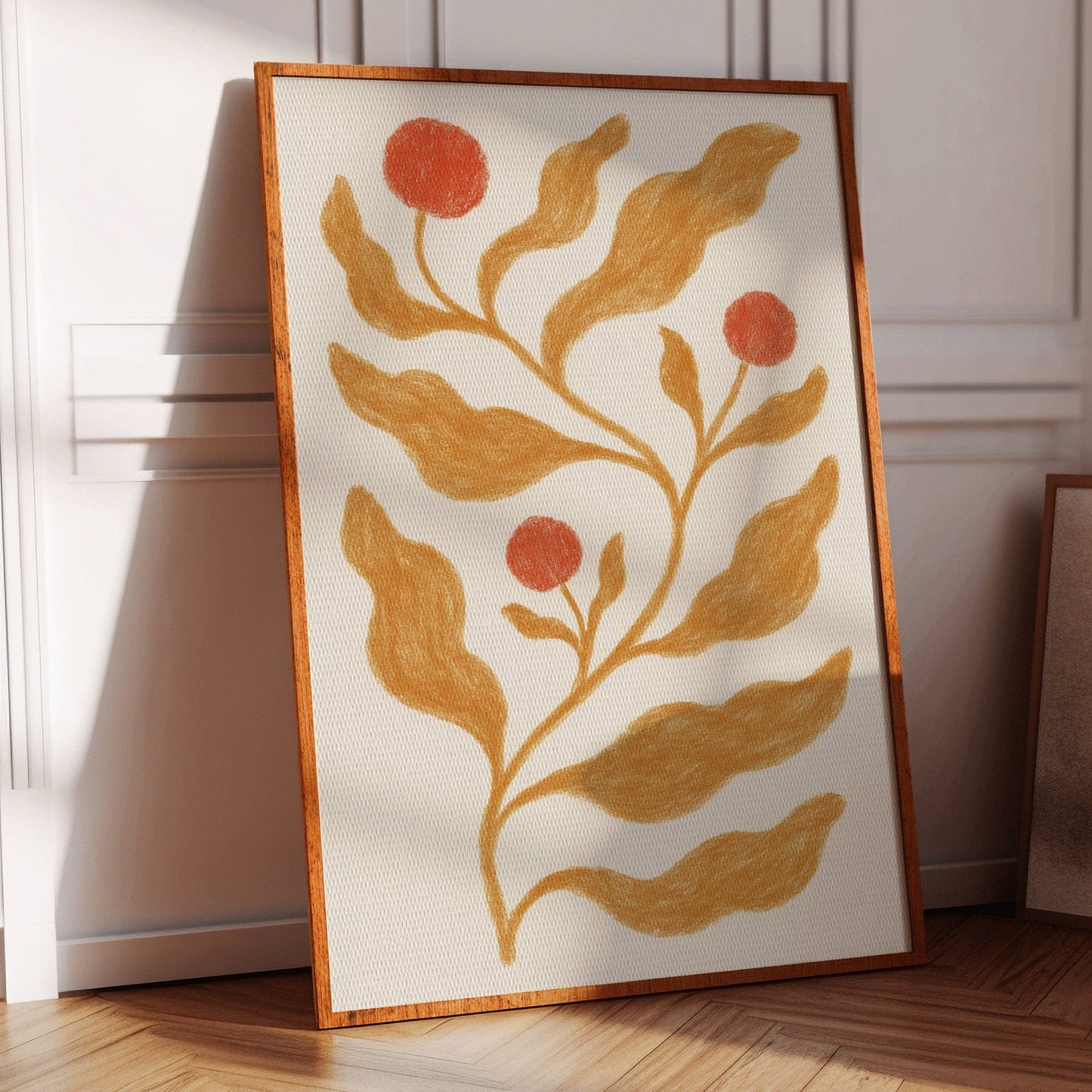 Golden Leaves Hold Coral Stories