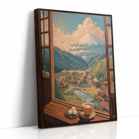 Morning Coffee Views Mount Fuji