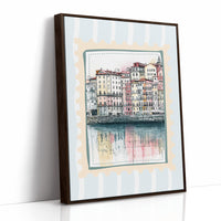 Porto's Ribeira, Sketched in Stamp