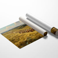 Prairie Dust Follows The Herd