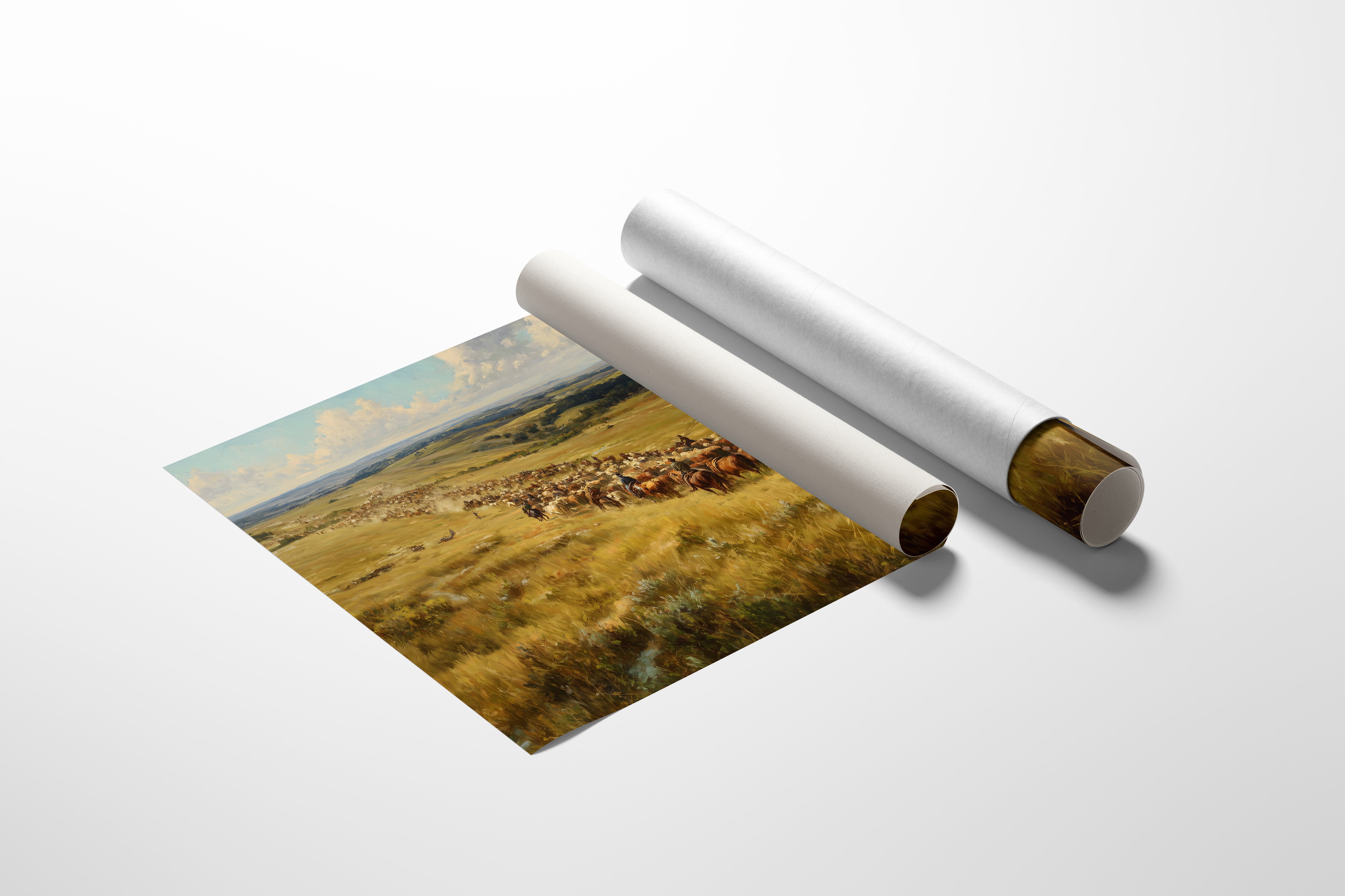 Prairie Dust Follows The Herd