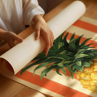 Golden Slice in Summer Stripes