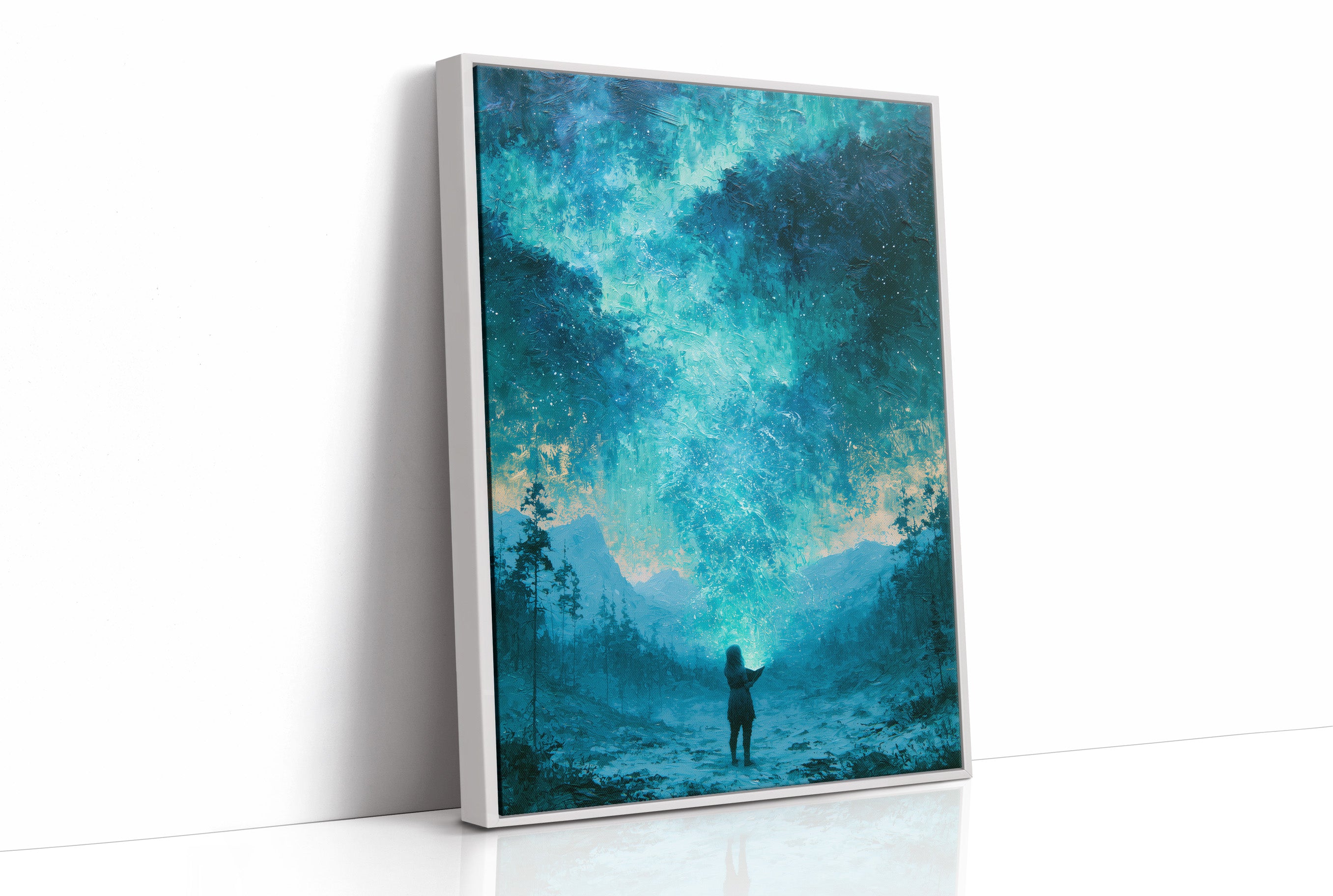 She Reads by Starlight Alone