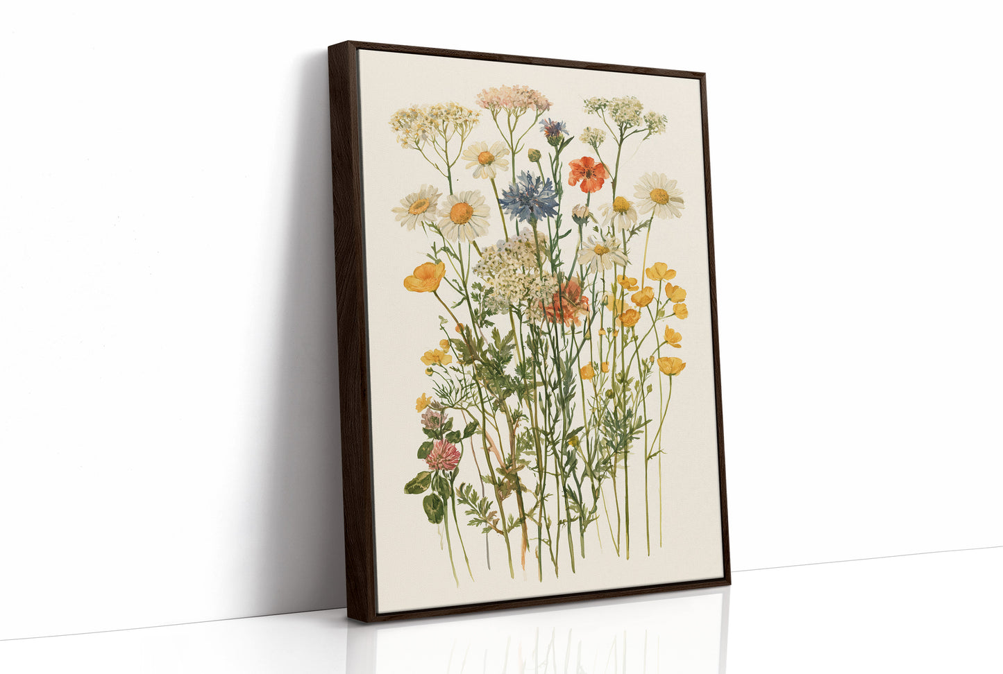 Meadow Row In Watercolor