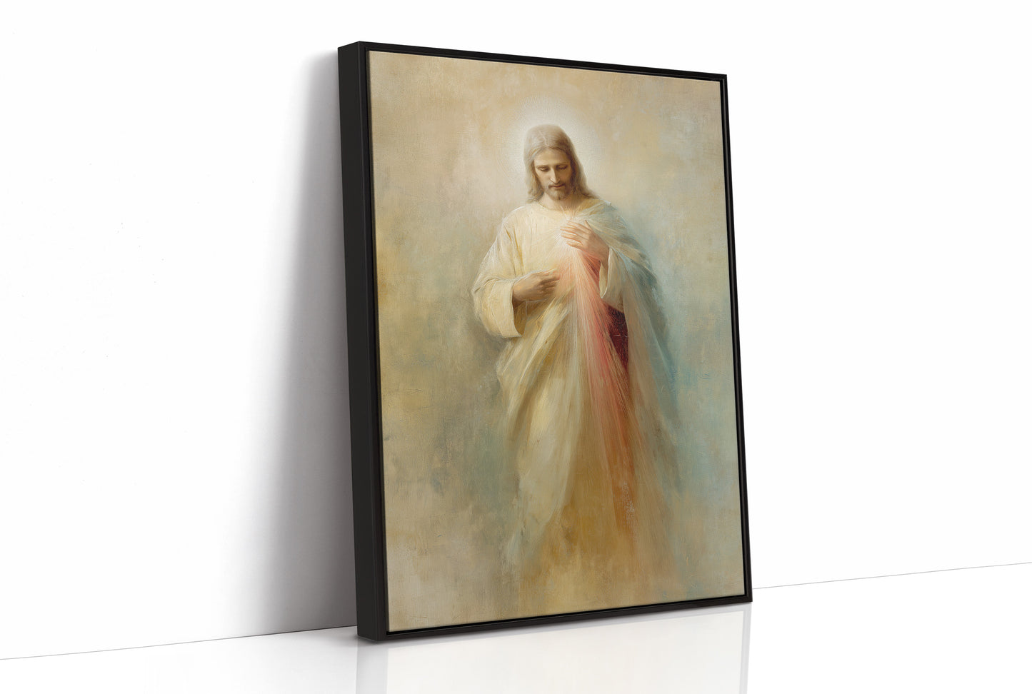 Divine Radiance Emanates From Sacred Heart