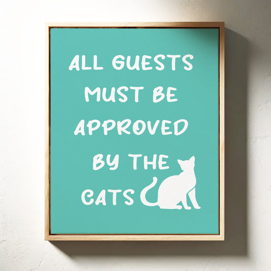 Entrance Requires Feline Approval