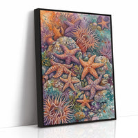 Starfish Cluster: Watercolor Tide Pool Study