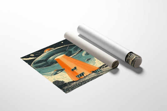 Cosmic Cows Under Orange Beams