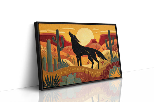 Coyote Songs At Desert Sunset