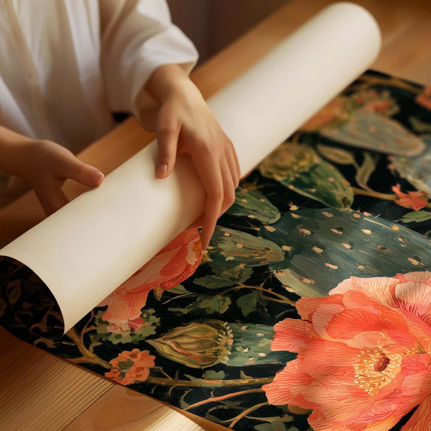 Desert Bloom Tapestry