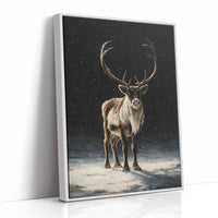 Reindeer Dreams Under Starlit Snow