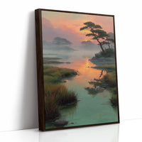 Sunset Lagoon Above Evening Spirits