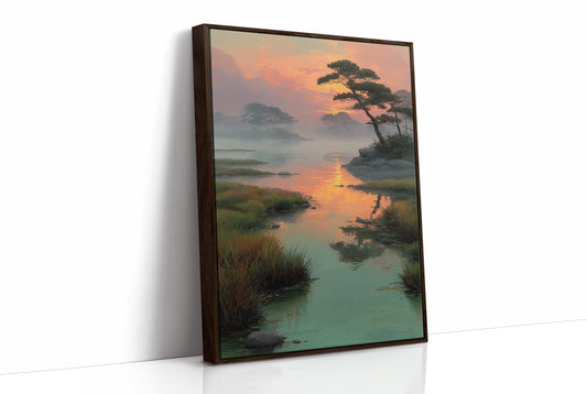 Sunset Lagoon Above Evening Spirits