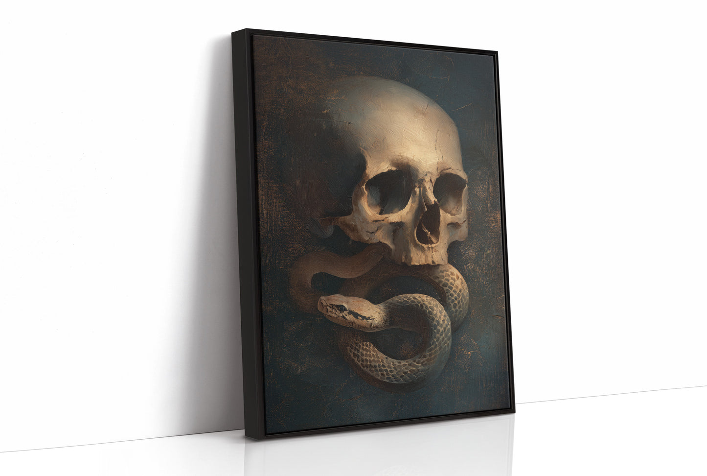 Serpent Coils Through Ancient Bone