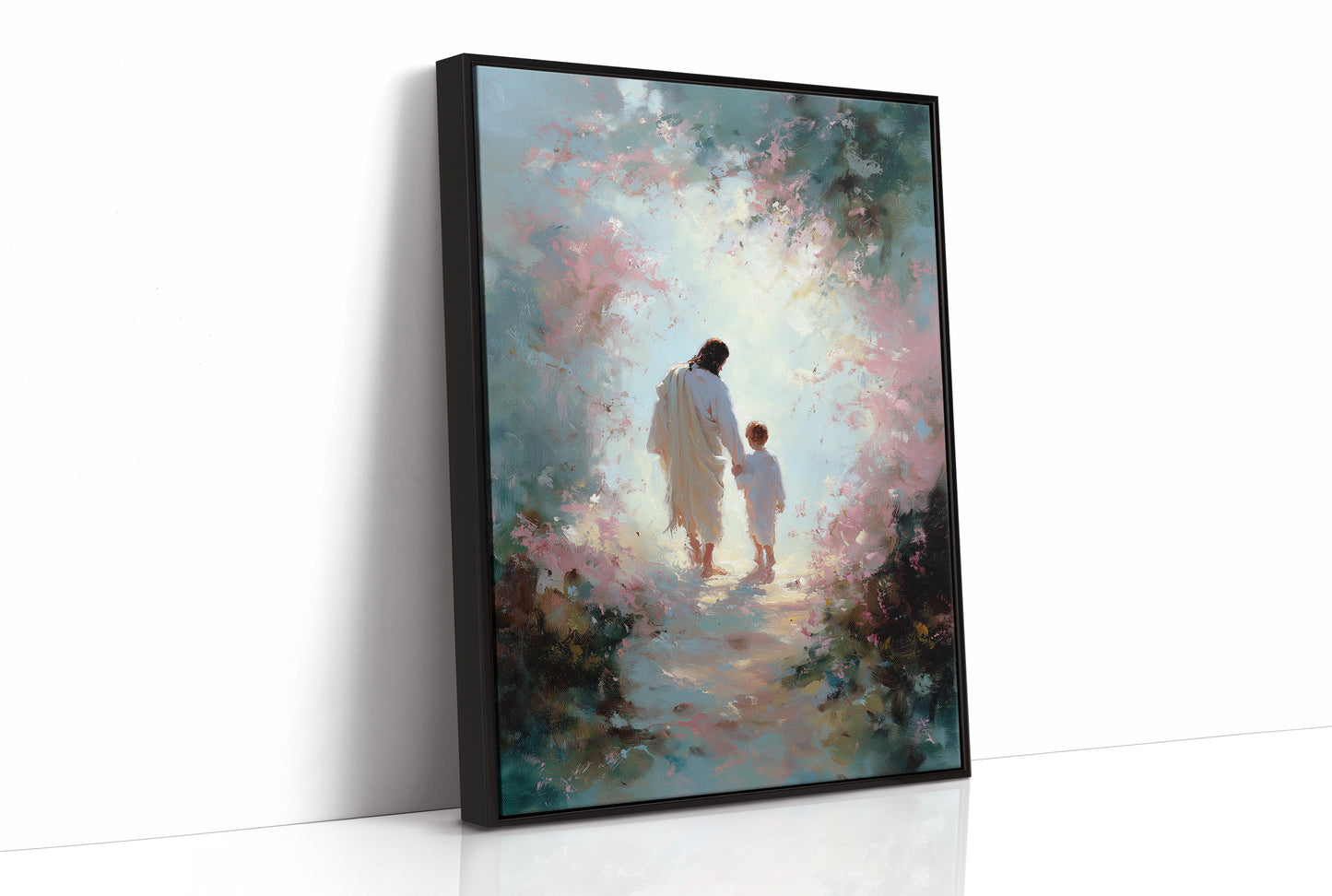 Ethereal Journey Through Blossom Light