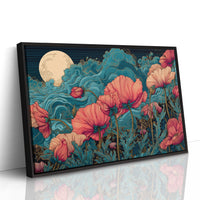 Coral Blooms Under Midnight Tide