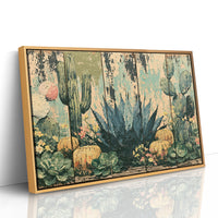Rustic Cactus Garden Panels
