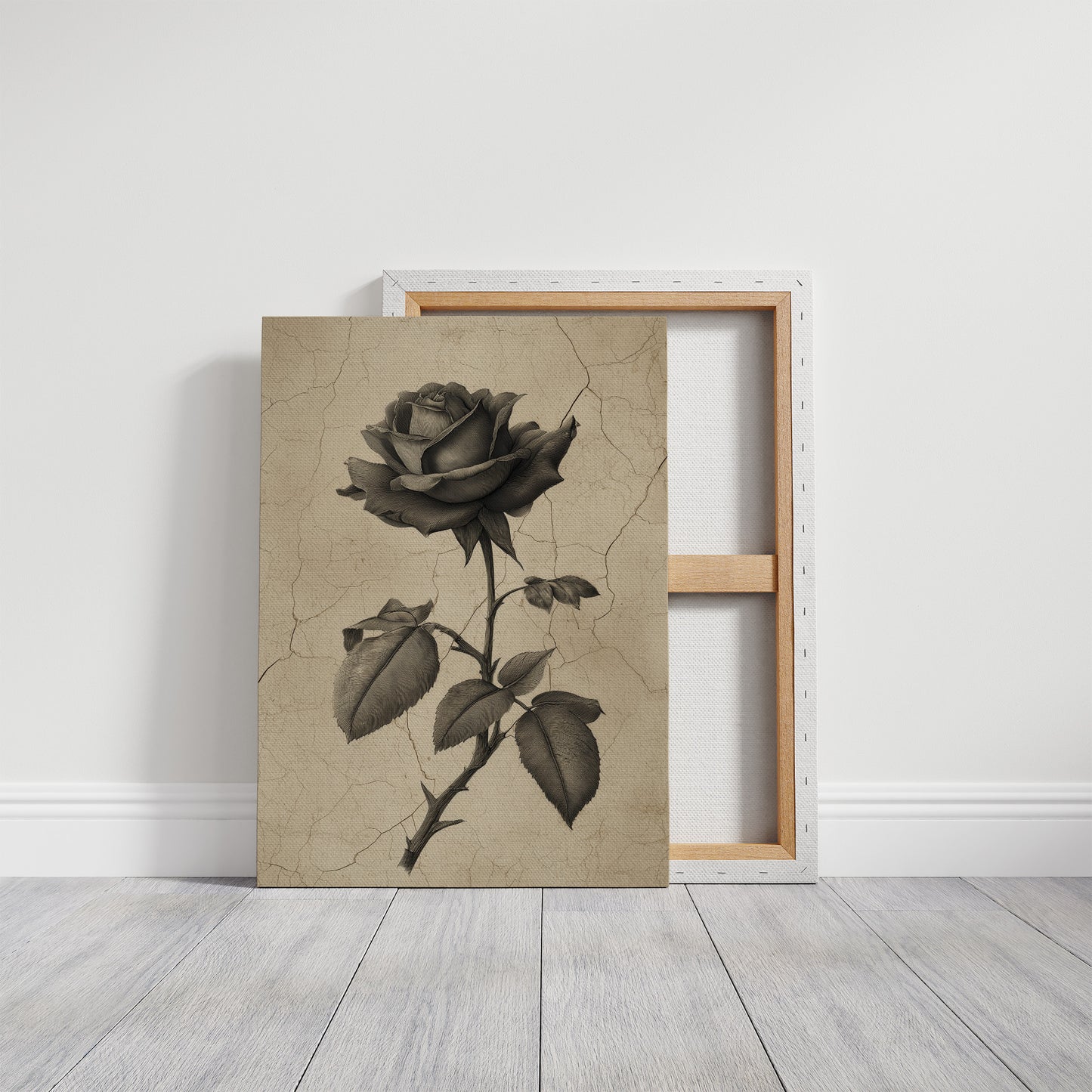 Faded Bloom In Midnight Parlor
