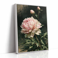 Peony Leans, Two Buds Reach