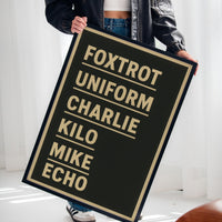 Foxtrot Uniform Charlie Kilo Print