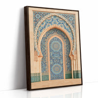 Moroccan Archway In Mosaic Blue