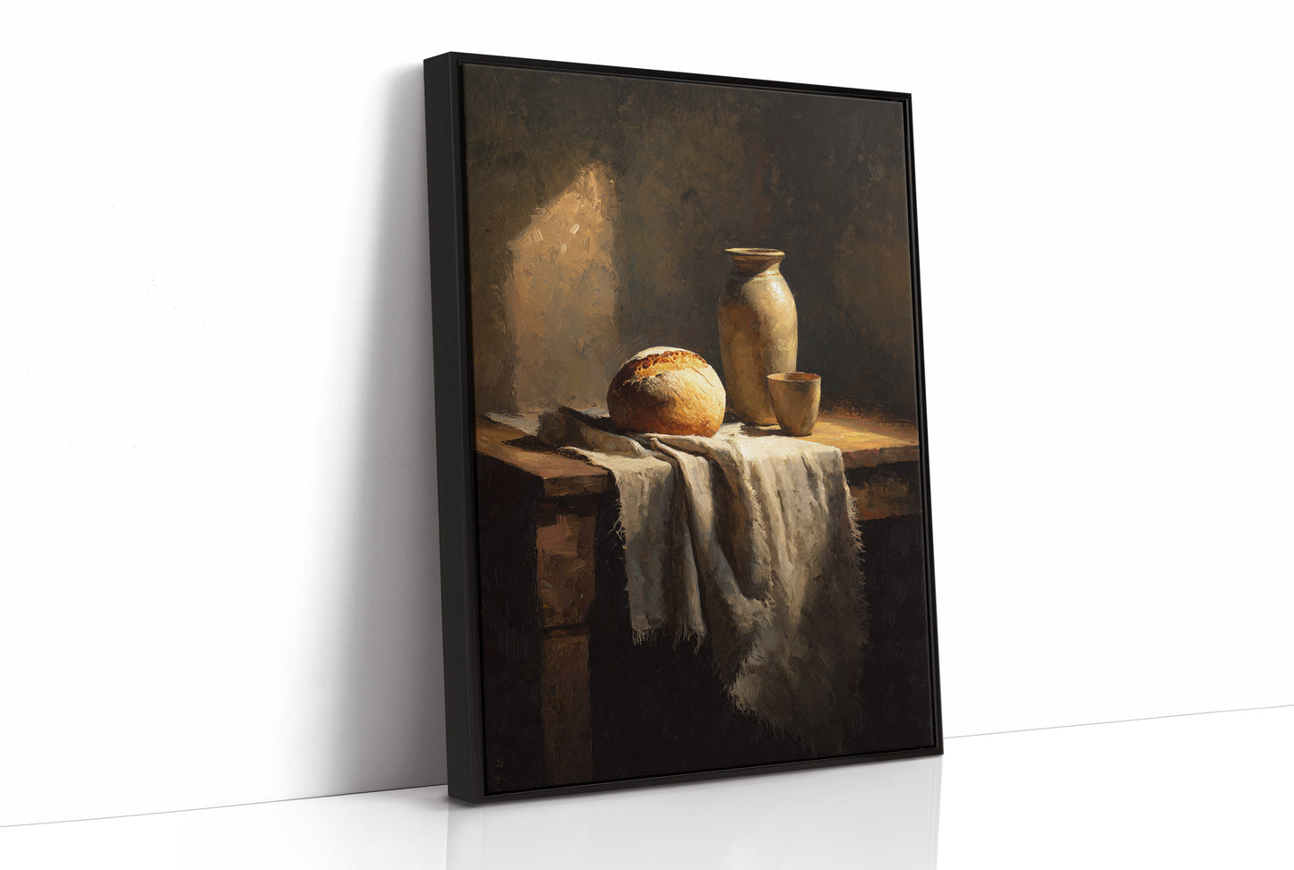 Humble Feast in Amber Light