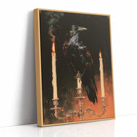 The Raven's Candlelit Perch