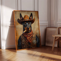 Doberman Marshal with a Steel Gaze