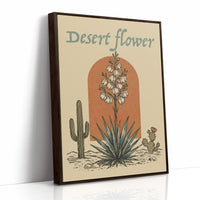 Desert Flower — Arched Yucca Botanical Print