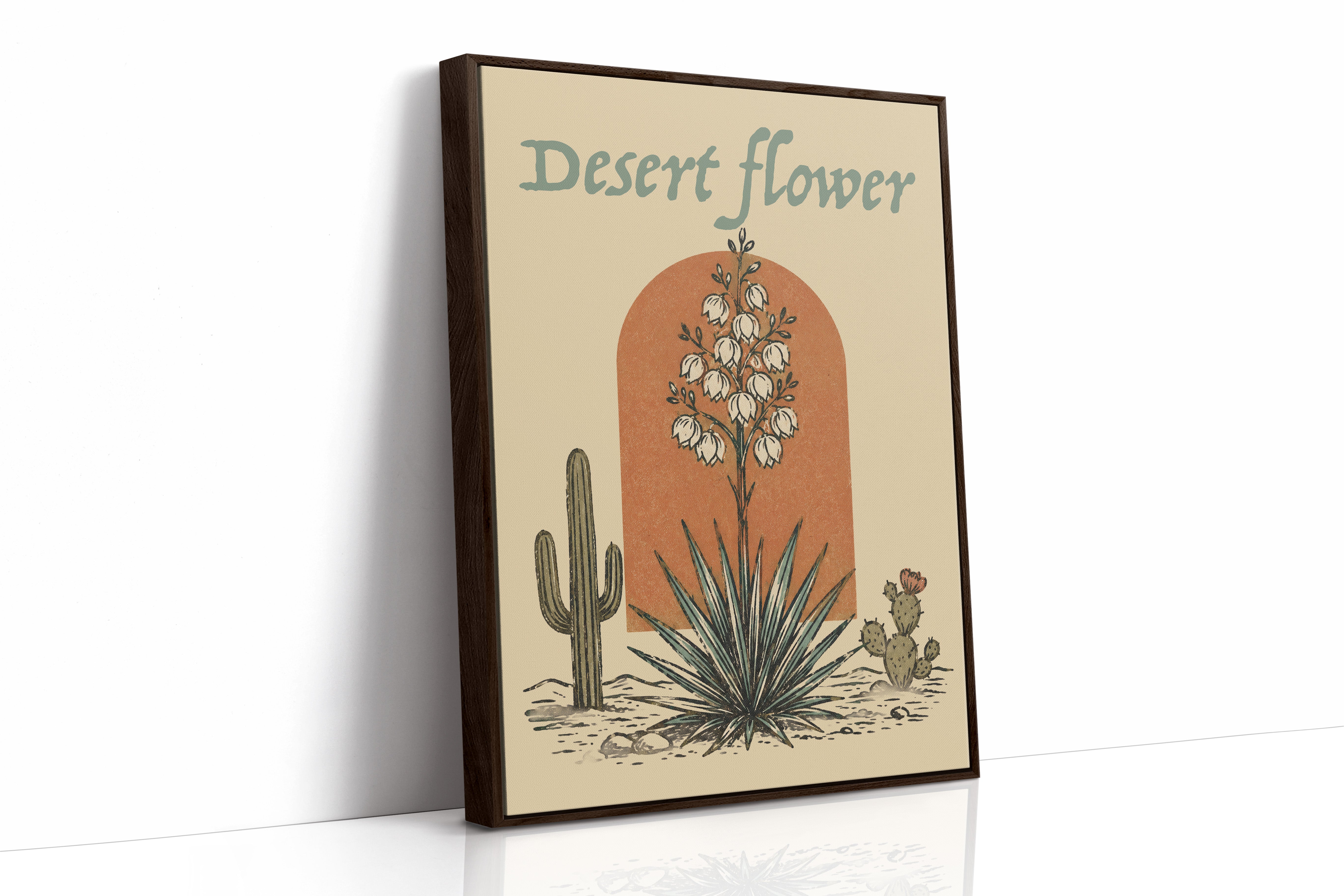 Desert Flower — Arched Yucca Botanical Print