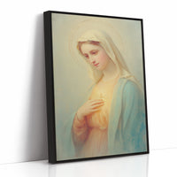 Ethereal Radiance in Gentle Devotion