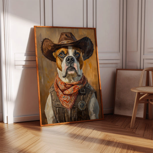 Boxer Sheriff of the Silent Plains