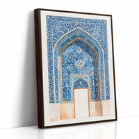 Indigo Archway, Watercolor Study