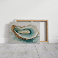 Tides Curl Within Pearl Shell