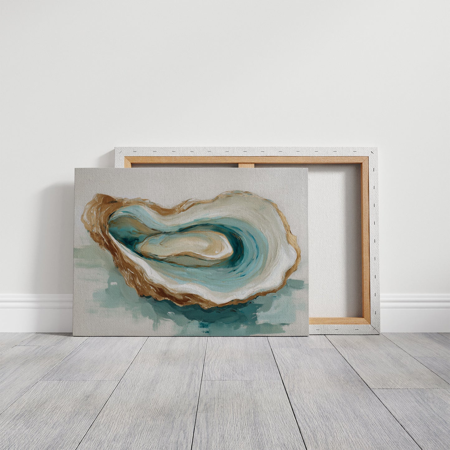 Tides Curl Within Pearl Shell