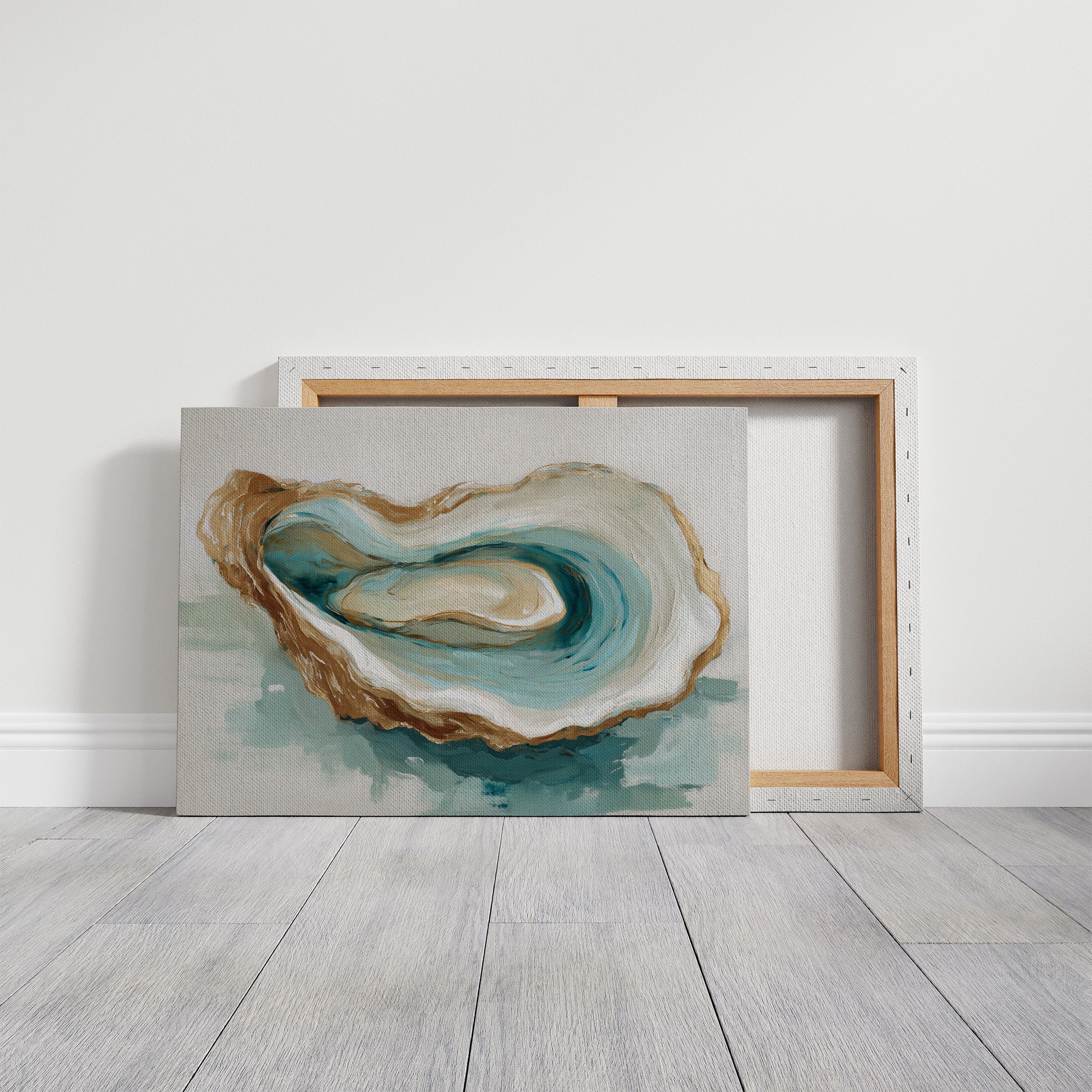 Tides Curl Within Pearl Shell