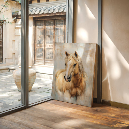 Palomino Gaze: Golden Spirit