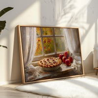 Autumn Pie By Garden Window Light
