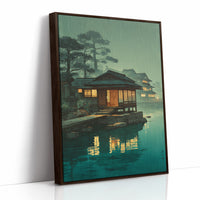 Lanterns Float On Emerald Waters