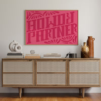 Howdy Partner in Playful Pink Western Style